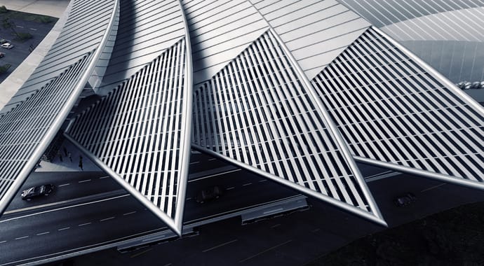 Jeju airport visualization by Downton studio for Form4inc.